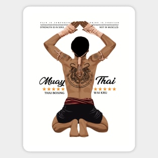 Muay Thai Wai Kru Magnet